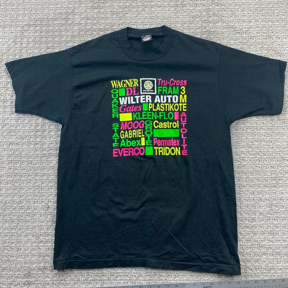 Vintage Screen Stars Best Shirt Adult Men Extra Large XL Black UAP - With Defect - Picture 1 of 8